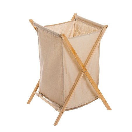 CESTO DE ROPA EIVOR  MADERA 60CM