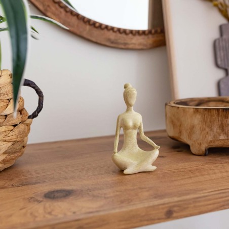 FIGURA YOGA ALDEIRE BEIGE 10CM