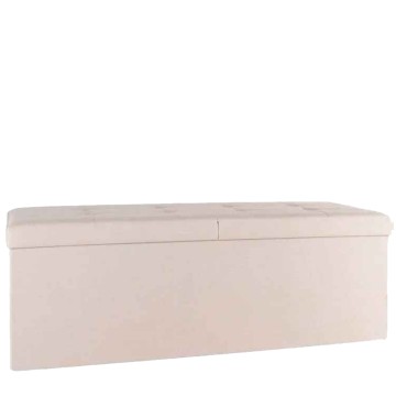 BANCO ESCALANTE BEIGE 110CM