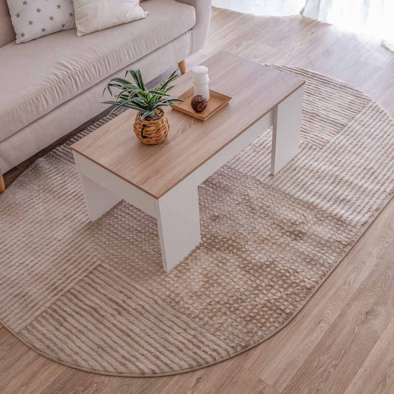 ALFOMBRA TULIA BEIGE 235X160CM