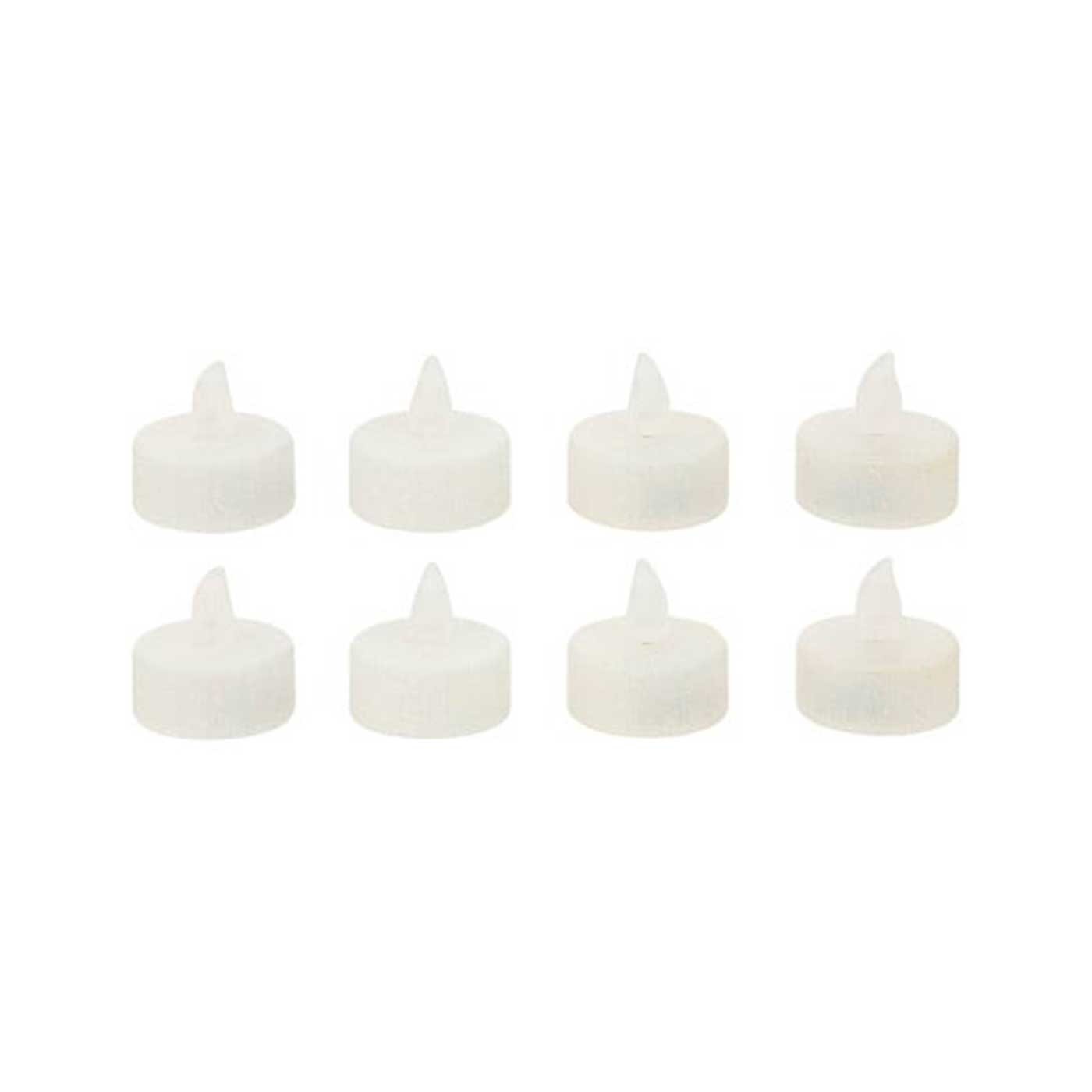 SET 8 VELAS LED KIMBER BLANCAS