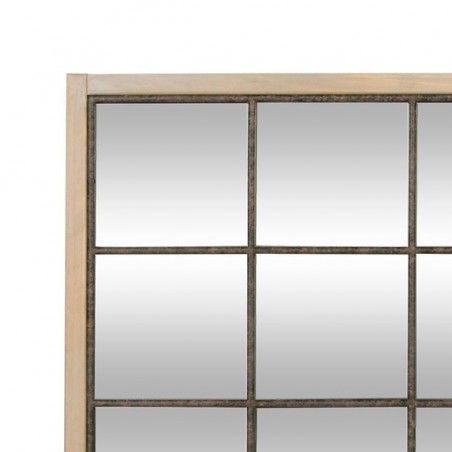 ESPEJO VENTANA BOER MADERA 90CM