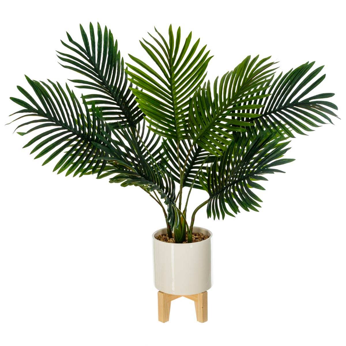 MACETA PALMERA GLOVER BLANCO