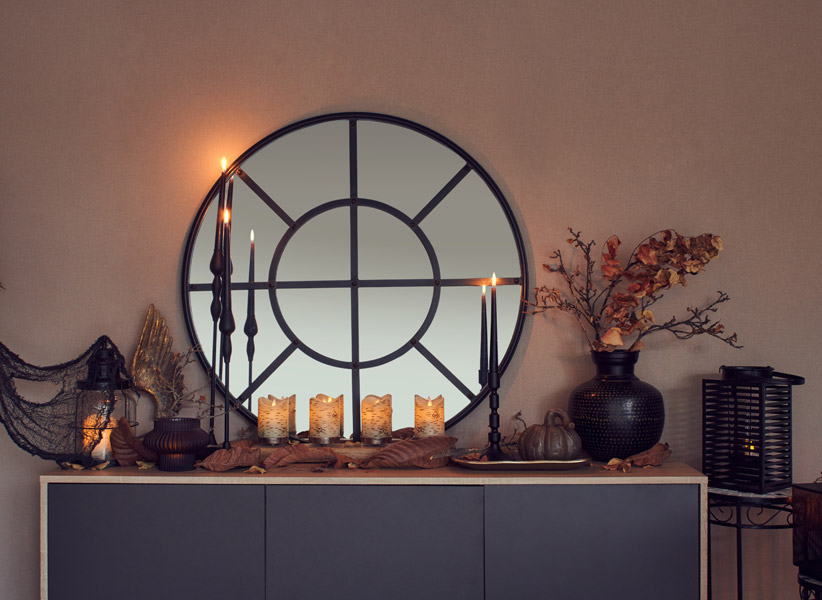 Tips para decorar en Halloween con espejos