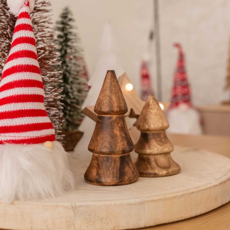 SET 2 ÁRBOLES NAVIDAD LIKAS 12cm