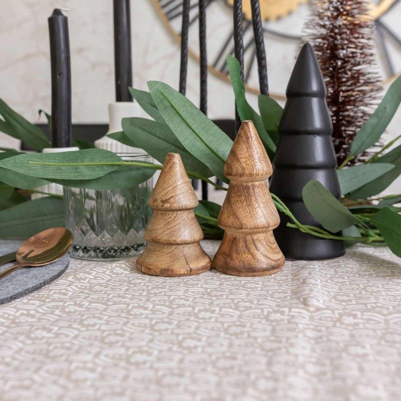 SET 2 ÁRBOLES NAVIDAD LIKAS 12cm