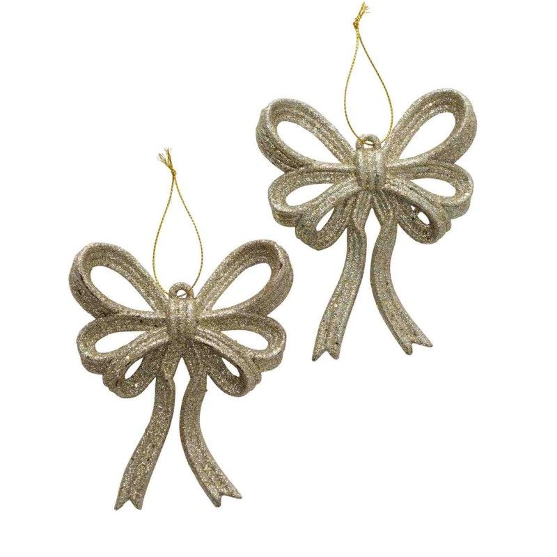 SET 2 LAZOS NAVIDAD EDILIO 14cm