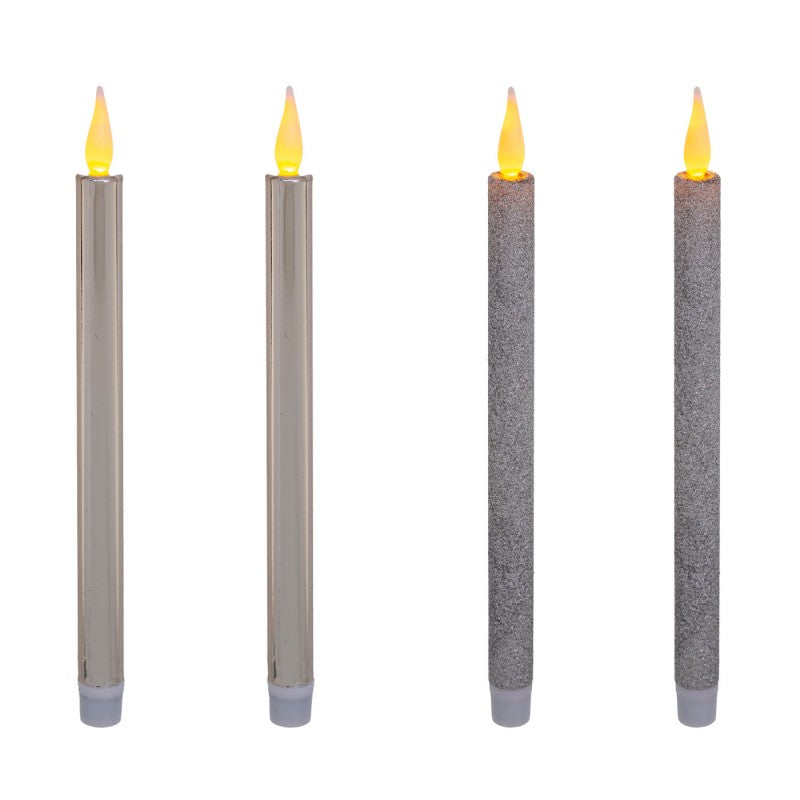 SET 2 VELAS LED BRINDISI 28cm