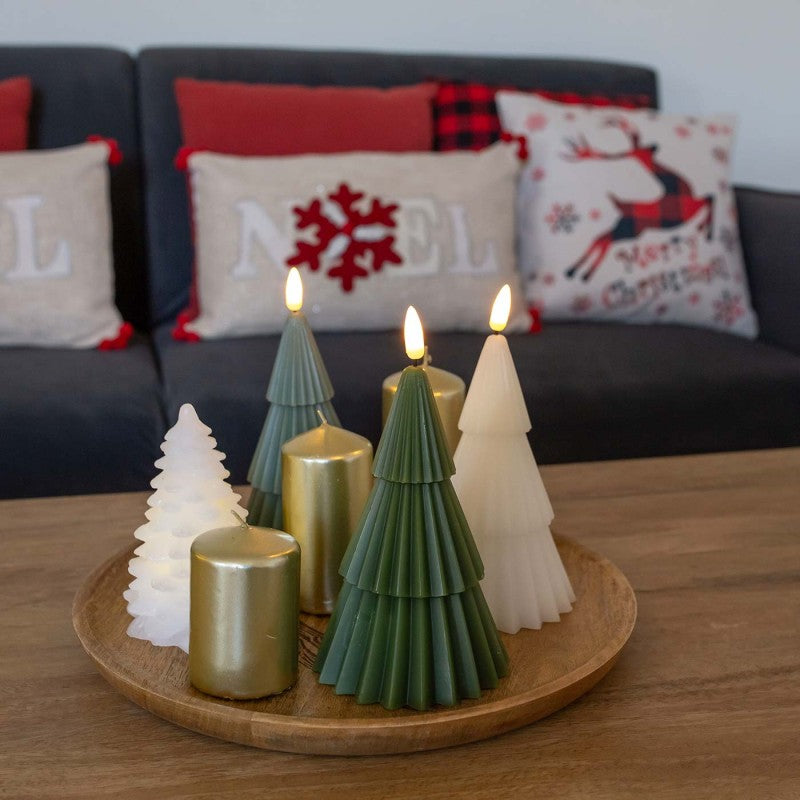 VELA ÁRBOL NAVIDAD LUA 15cm