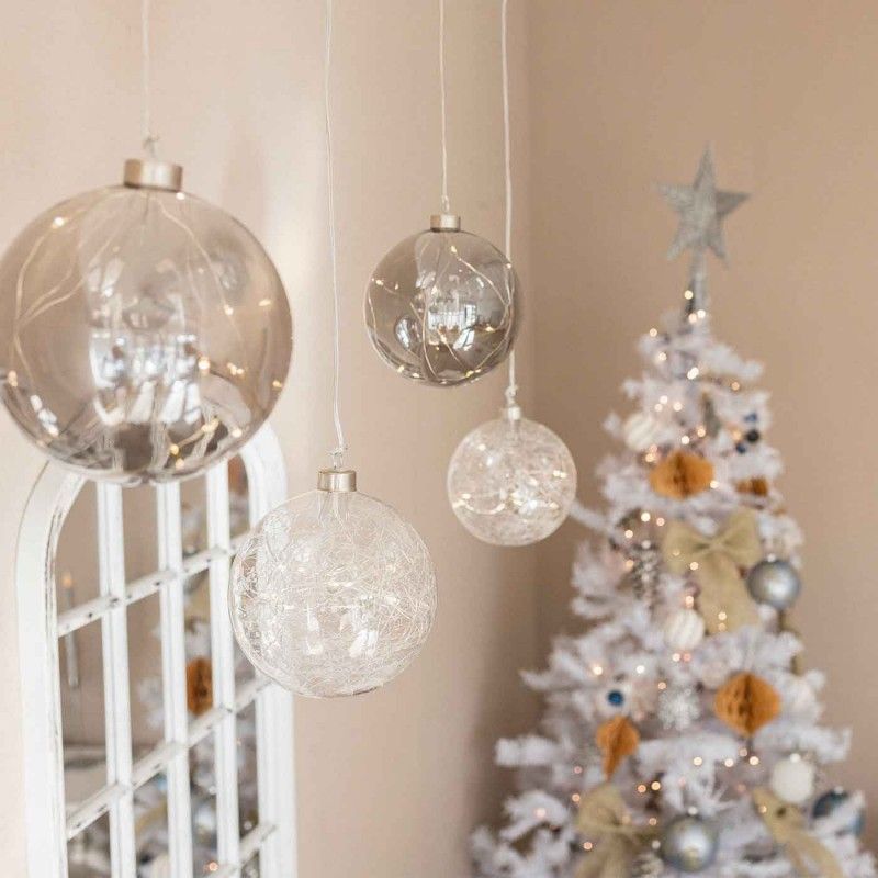 BOLA NAVIDAD YOEL LED 12cm