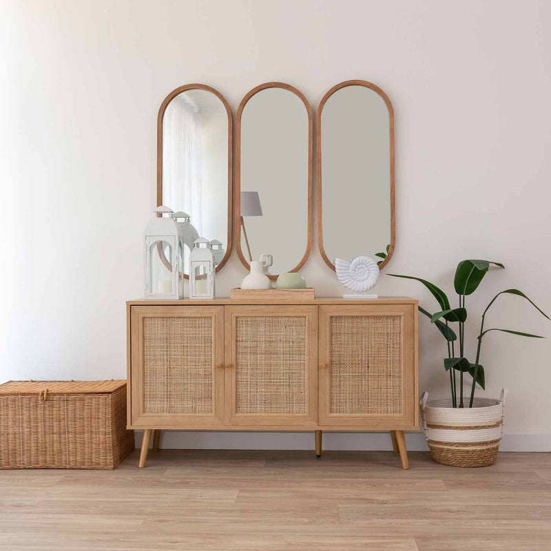 ESPEJO BRADLEY MADERA 90cm