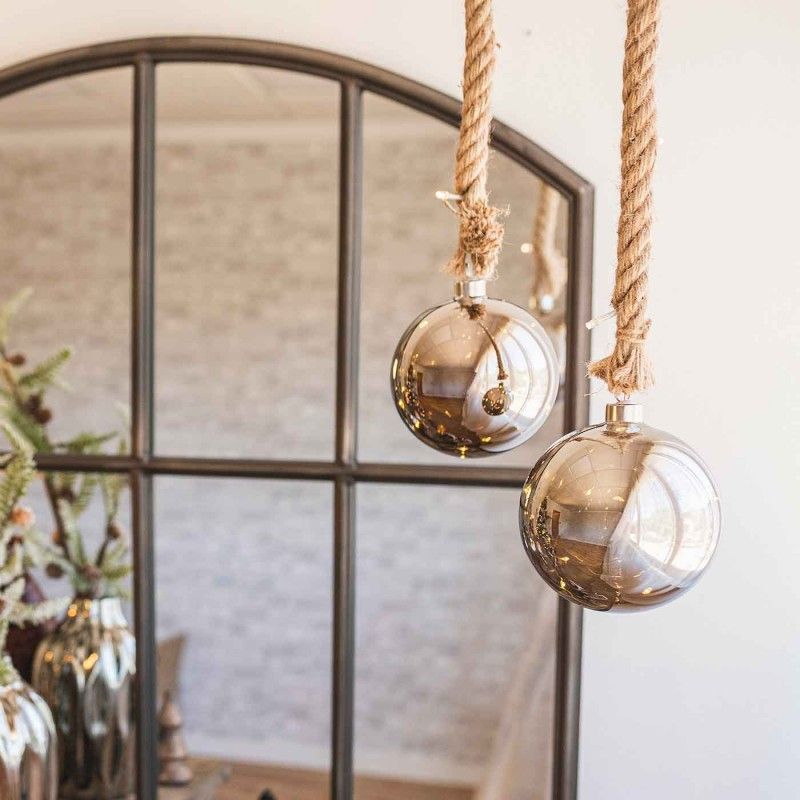 BOLA NAVIDAD CANNES LED 16cm
